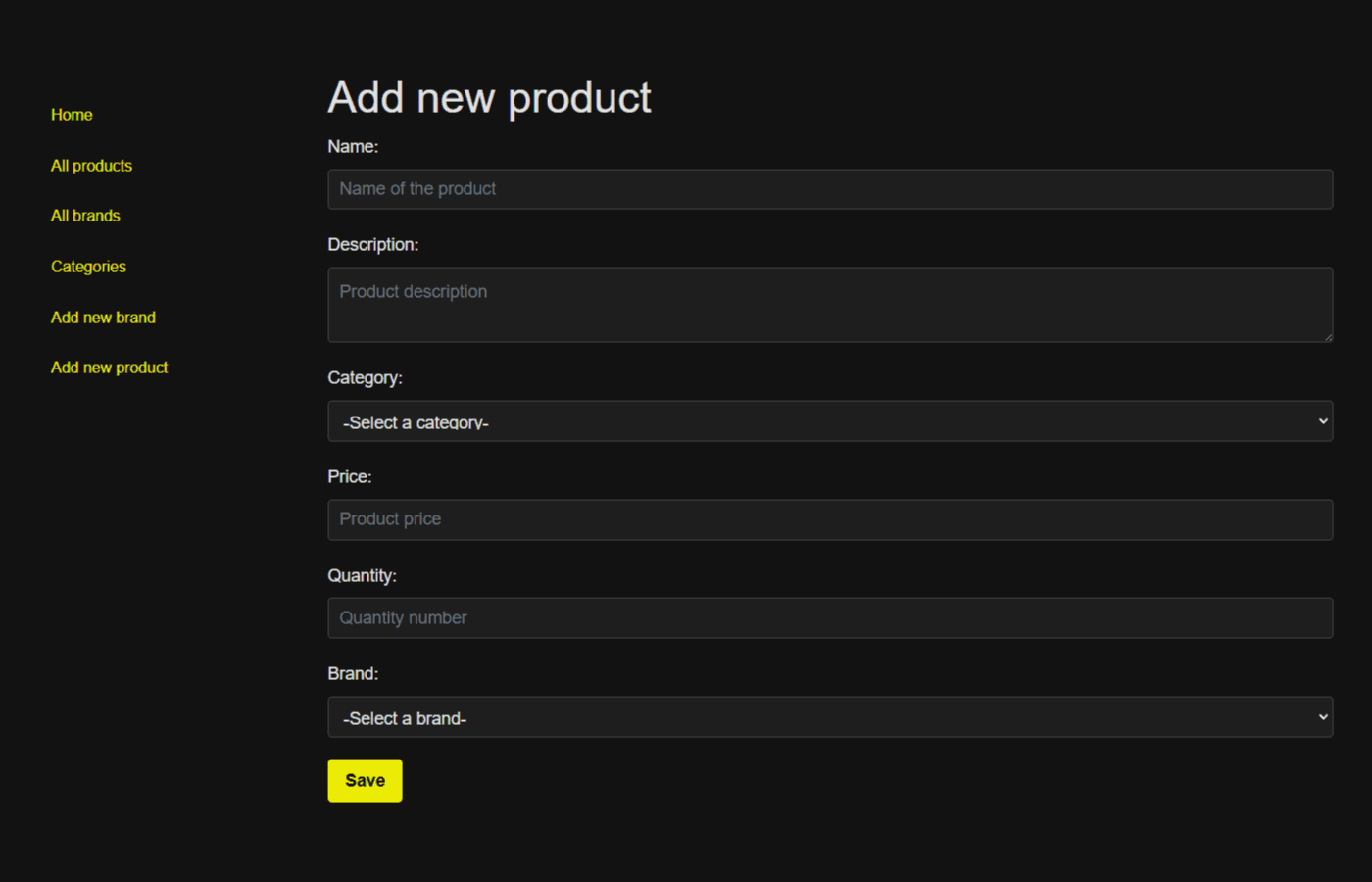 Inventory App